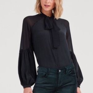 7 for all mankind silk blouse